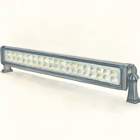 Water color illustrative image of a generic 52 in.  Spot/Flood Combo LED Light Bar