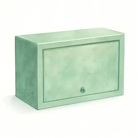 Water color illustrative image of a generic 56 in. Professional Overhead Cab, Green