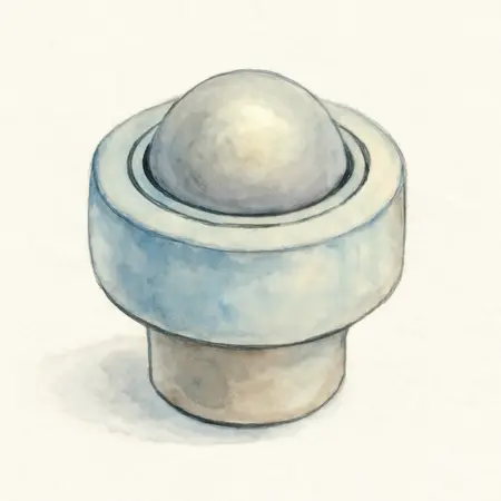 Water color illustrative image of a generic 5/8 in. Roller Ball Bearing