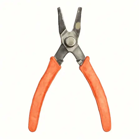 Water color illustrative image of a generic Ratcheting Retaining Ring Plier Set with Replaceable Tips, 2-Piece