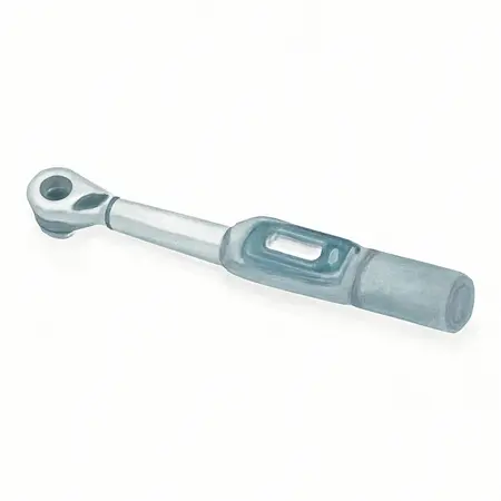 Water color illustrative image of a generic 3/8 in. Drive, 5 to 100 ft-lb. Professional Flex-Head Digital Angle Torque Wrench