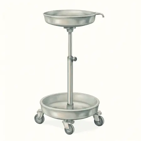 Water color illustrative image of a generic PITTSBURGH 5 Gal Oil Drain Dolly