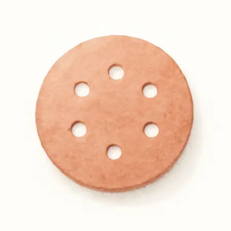 Water color illustrative image of a generic 5 in. 100 Grit Hook and Loop Universal Pattern Sanding Discs, 15 Pack