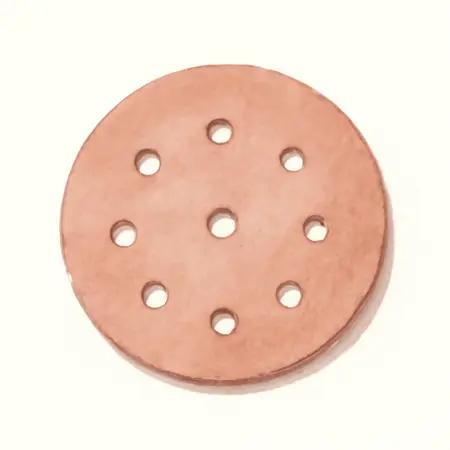 Water color illustrative image of a generic 5 in. 150 Grit Hook and Loop Universal Pattern Sanding Discs, 15 Pack