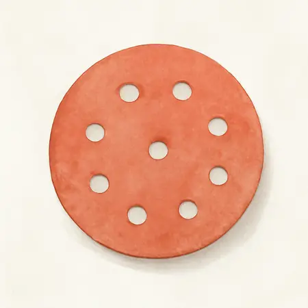 Water color illustrative image of a generic 5 in. 220 Grit Hook and Loop Universal Pattern Sanding Discs, 15 Pack