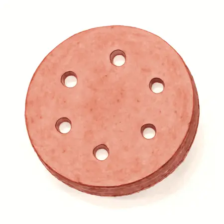 Water color illustrative image of a generic 5 in. 60 Grit Hook and Loop Universal Pattern Sanding Discs, 5 Pk.