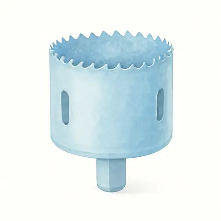 Water color illustrative image of a generic 5 in. Bi-Metal Hole Saw