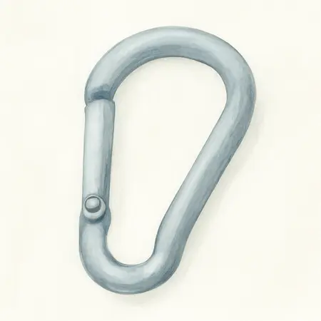 Water color illustrative image of a generic 5 in. Jumbo Aluminum Hook