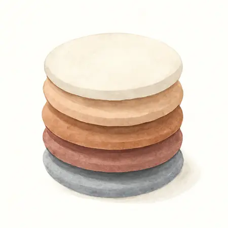 Water color illustrative image of a generic 5 in. Polishing/Sanding Set, 5 Pack
