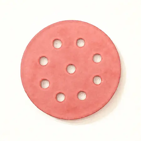 Water color illustrative image of a generic 5 in. 600 Grit Hook and Loop Universal Pattern Sanding Discs, 15 Pack