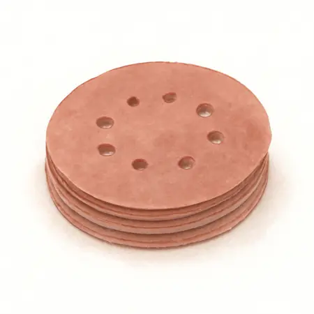 Water color illustrative image of a generic 5 in. , 600 Grit PSA Sanding Discs with Aluminum Oxide Grain, 5 Pack