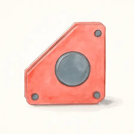 Water color illustrative image of a generic CHICAGO ELECTRIC 6-1/4 in. Multi-Purpose Magnet Holder