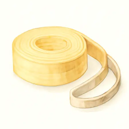 Water color illustrative image of a generic 6000 lb. Capacity 2 in. x 30 ft. Recovery Strap