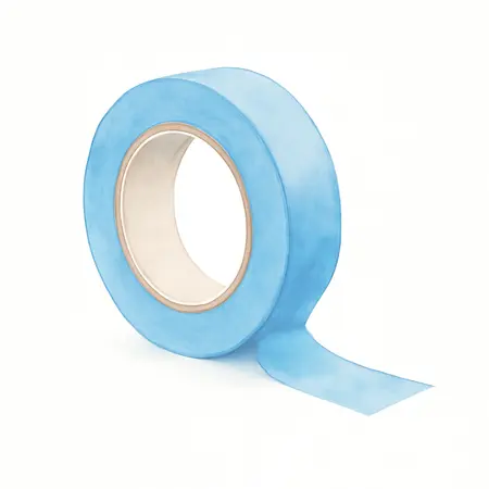 Water color illustrative image of a generic 60 yd. x 1.88 in. Painters Tape