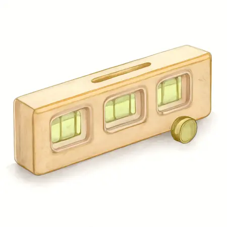 Water color illustrative image of a generic 6-1/4 in., 4-Vial Conduit Level