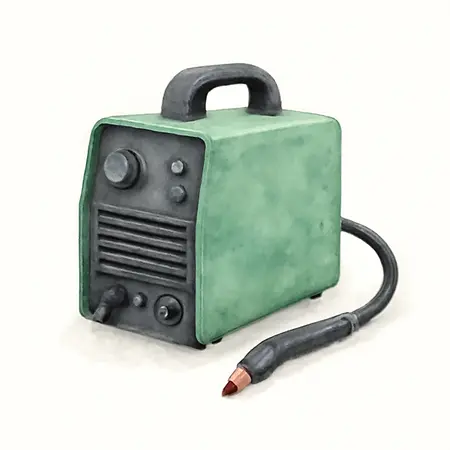 Water color illustrative image of a generic 65 Amp Plasma Cutter