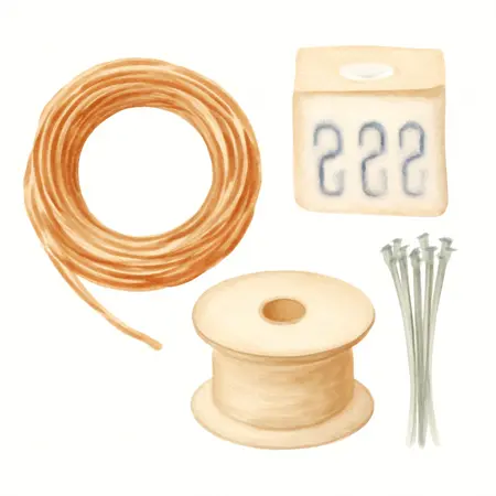 Water color illustrative image of a generic 66 ft. String Light Installation Kit