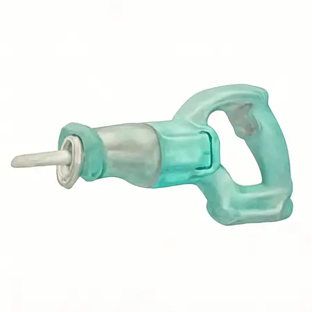 Water color illustrative image of a generic 6 Amp Rotating Handle Variable Speed  Reciprocating Saw