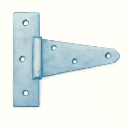 Water color illustrative image of a generic 6 in. Extra Heavy T-Hinge