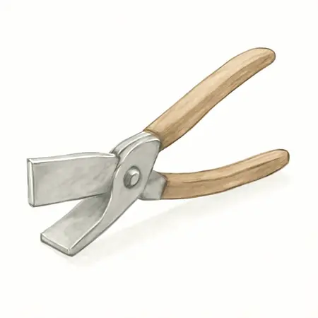 Water color illustrative image of a generic 6 in. Straight Jaw Sheet Metal Seamer