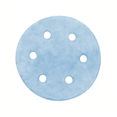 Water color illustrative image of a generic 6 in. 220 Grit Hook and Loop 6-Hole Pattern Sanding Discs with Zirconia Grain, 5-Pack