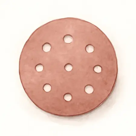 Water color illustrative image of a generic 6 in., 320 Grit PSA Sanding Discs with Zirconia Alumina Grain, 50-Pack