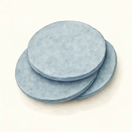 Water color illustrative image of a generic 6 in. 60/80/120 Grit Cloth-backed PSA Sanding Discs with Zirconia Alumina Grain, 3 Piece
