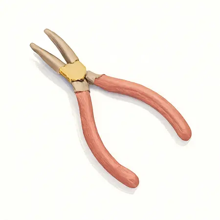 Water color illustrative image of a generic 6 in. Safety Wire Twisting Pliers