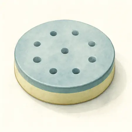 Water color illustrative image of a generic 6 in. Soft Foam Interface Pad