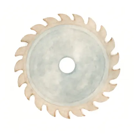 Water color illustrative image of a generic 7-1/4 in., 24T Framing Circular Saw Blade