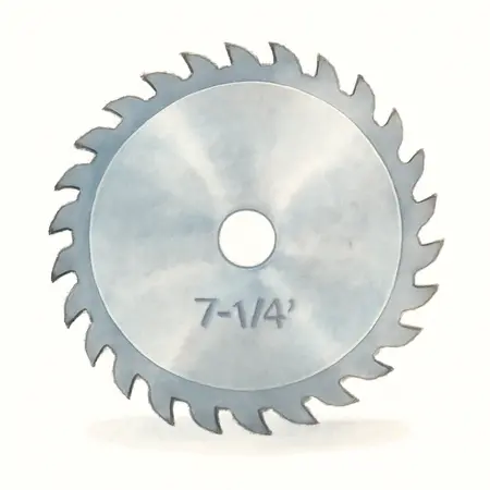 Water color illustrative image of a generic 7-1/4 in., 24T Framing Circular Saw Blade