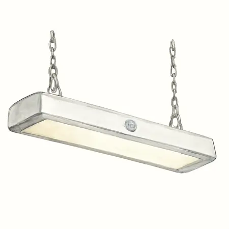 Water color illustrative image of a generic 7000 Lumen, 2 Ft. Linkable Motion Sensing LED Hanging Shop Light