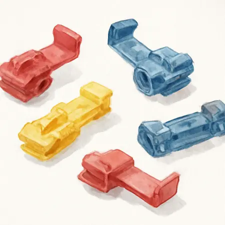 Water color illustrative image of a generic Tap Splice Assortment, 50-Piece