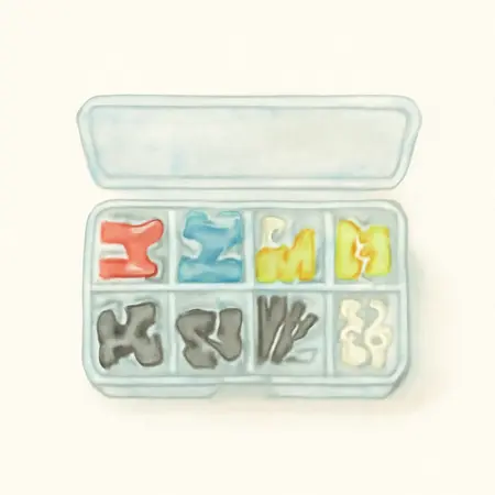 Water color illustrative image of a generic Solderless Terminal Kit, 300-Piece