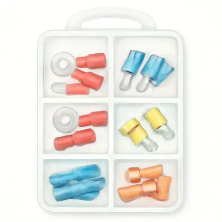 Water color illustrative image of a generic Terminal Connector Set, 500-Piece
