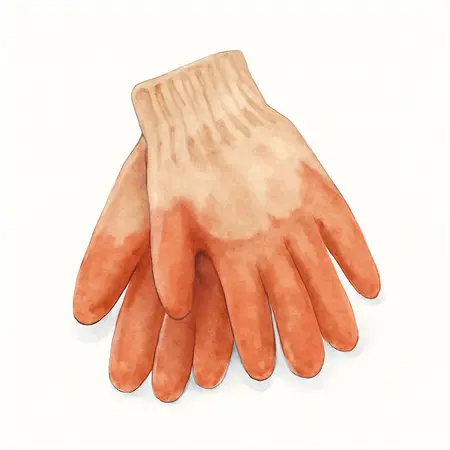 Water color illustrative image of a generic Insulated Knit Work Gloves, X-Large