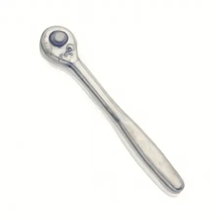 Water color illustrative image of a generic G2 1/4 in. Drive, 12-1/2 in. Extra-Long Ratchet