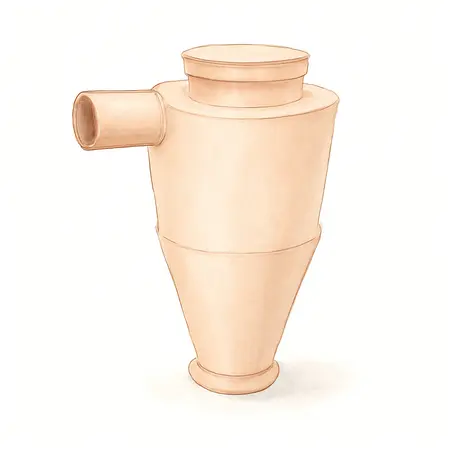 Water color illustrative image of a generic Cyclone Dust Separator Attachment