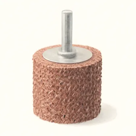 Water color illustrative image of a generic 4-1/2 in. x 4 in. x 3/4 in., 120-Grit Interleaved Stripping Drum for Surface Conditioning Tools