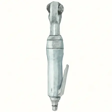 Water color illustrative image of a generic 3/8 in. Aluminum Air Ratchet