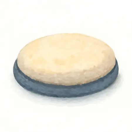 Water color illustrative image of a generic 6 in. Universal Heavy Cut Microfiber Pad, 2-Piece