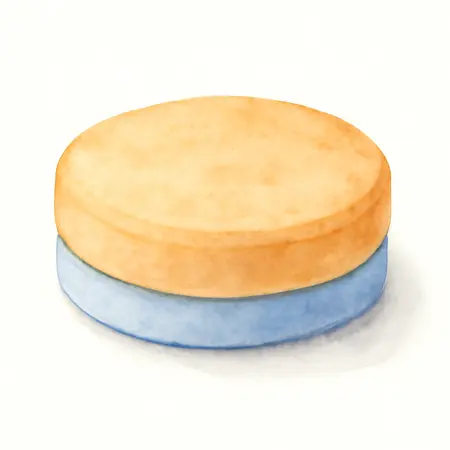 Water color illustrative image of a generic 3 in. Universal Compounding Foam Pad, 2-Pack