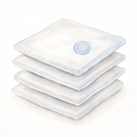 Water color illustrative image of a generic Vacuum Storage Bags, 4-Pack