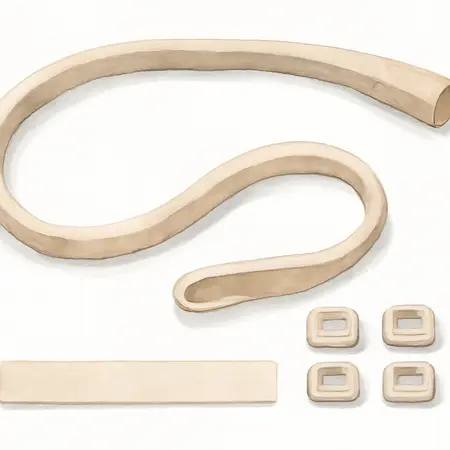 Water color illustrative image of a generic 8 ft. TV Cable Organizer Kit