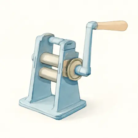 Water color illustrative image of a generic Gear-Driven Ring Roller