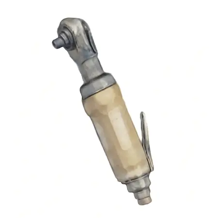 Water color illustrative image of a generic 3/8 in. Mini Air Ratchet Wrench with 1/4 in. Hex Drive