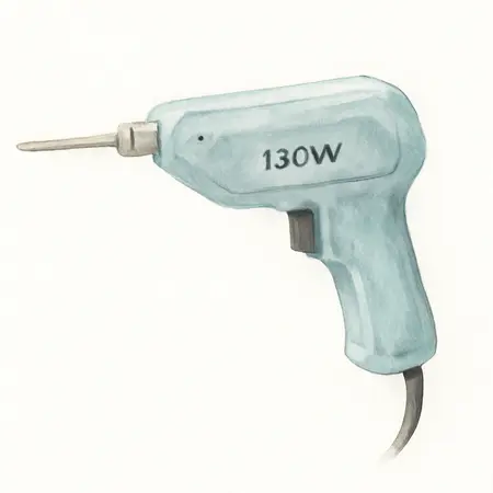 Water color illustrative image of a generic 130 Watt Hot Knife