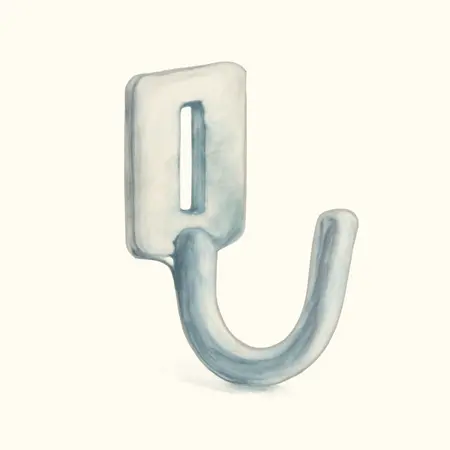 Water color illustrative image of a generic E-Track Large Hook