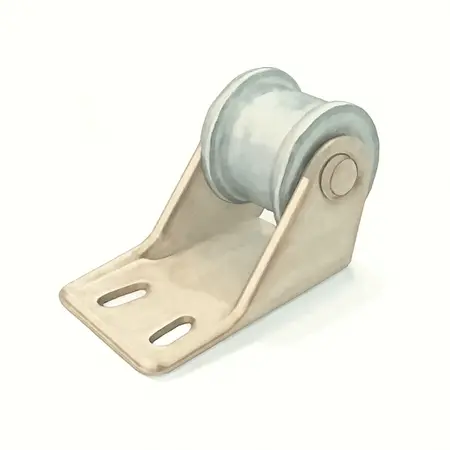 Water color illustrative image of a generic E-Track Roller Idler