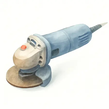 Water color illustrative image of a generic 9 Amp Variable-Speed Surface Conditioning Tool